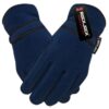 Womens Fleece Insulated Gloves Navy matchWOW